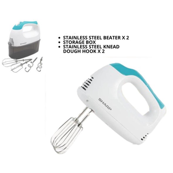 Sharp 300W Hand Mixer EMH55 EMH-55 With Turbo Function / Beko Hand ...