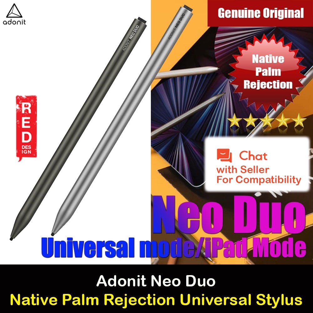 Adonit Neo Duo Attachable Universal Stylus Palm Rejection
