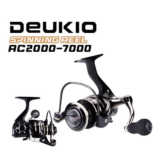 DEUKIO Fishing reel AC2000 - AR7000 High Speed Salt Water Mesin Pancing  Reel Fishing Spinning Reel Malaysia Seller