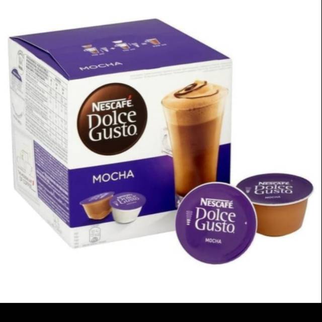 Nescafe Dolce Gusto MOCHA Coffee Capsules Retail 1 Time Drink (2