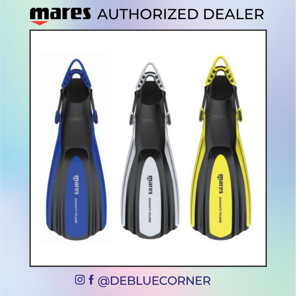 Mares Avanti Pure Open Heel Fins (scuba Diving Snorkeling) 100% 