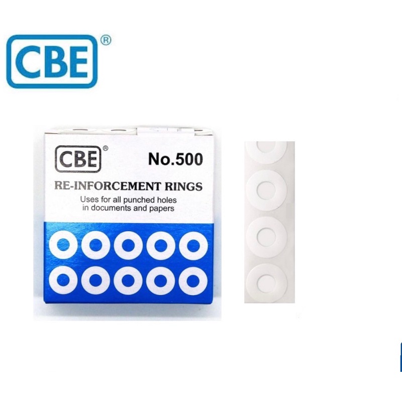 CBE Reinforcement Ring No.500 Punched Holes Documents Papers Stationery