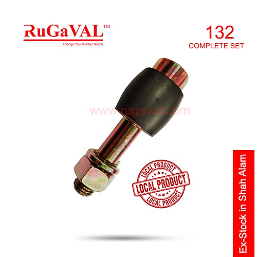 Motor Coupling Bolt and Nut 132 c/w Rubber Bush, Complete set Fanner