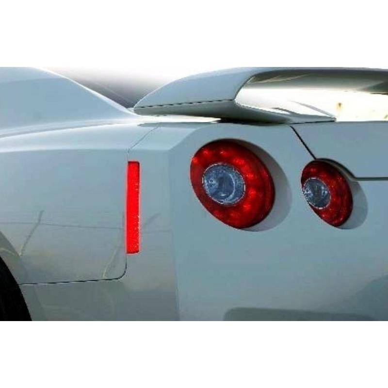 Smoked LED Side Marker Lights For Cadillac CTS / CTS-V 2008-2013 (Rear, Red) - NEWM