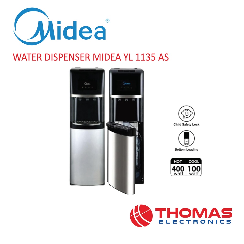 Midea YL 1135 AS Dispenser Bottom Gallon Water Dispenser YL1135AS