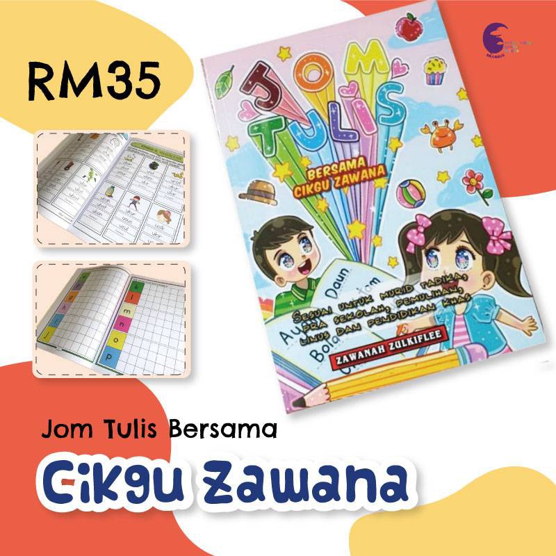 Kombo Cikgu Zawana Jom Baca Jom Tulis Dan Adik Pandai Mengira Let S Read And Let S Write With