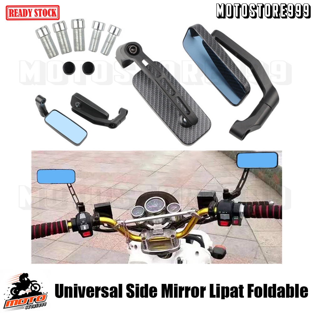 Universal Side Mirror Lipat Foldable Cermin 360 Pusing READY STOCK Shopee Malaysia