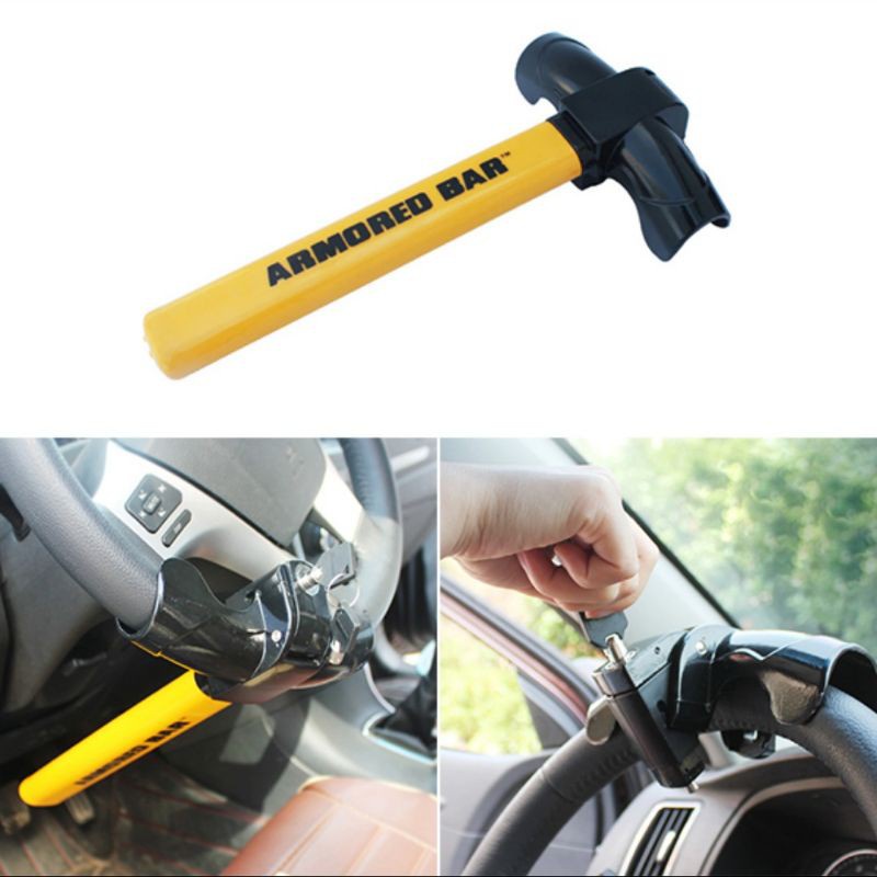 Universal TType Steering Wheel Lock T Armored Bar Steering Wheel Lock