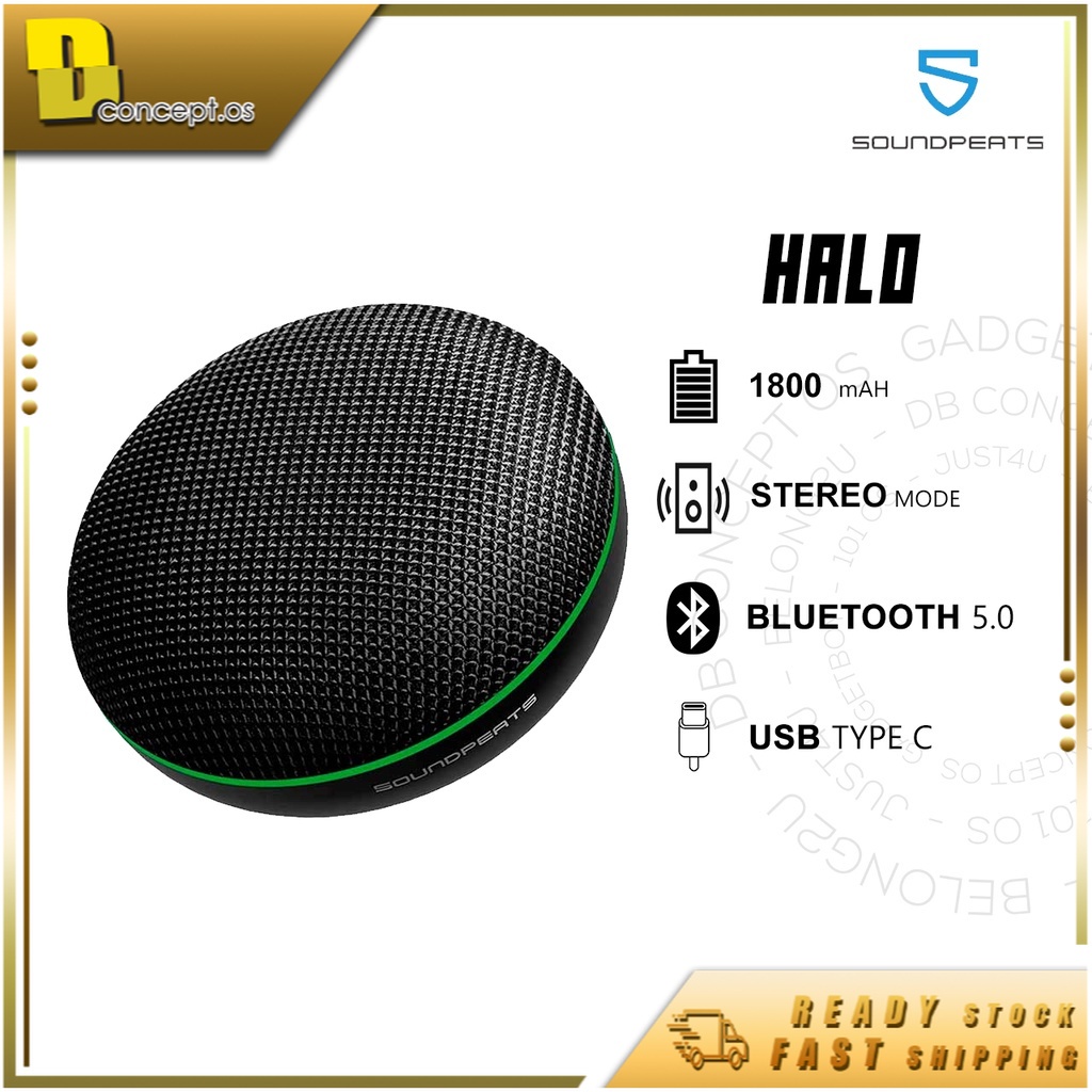 SOUNDPEATS HALO RGB LIGHT BLUETOOTH 5.0 SPEAKER WITH STEREO MODE Shopee Malaysia