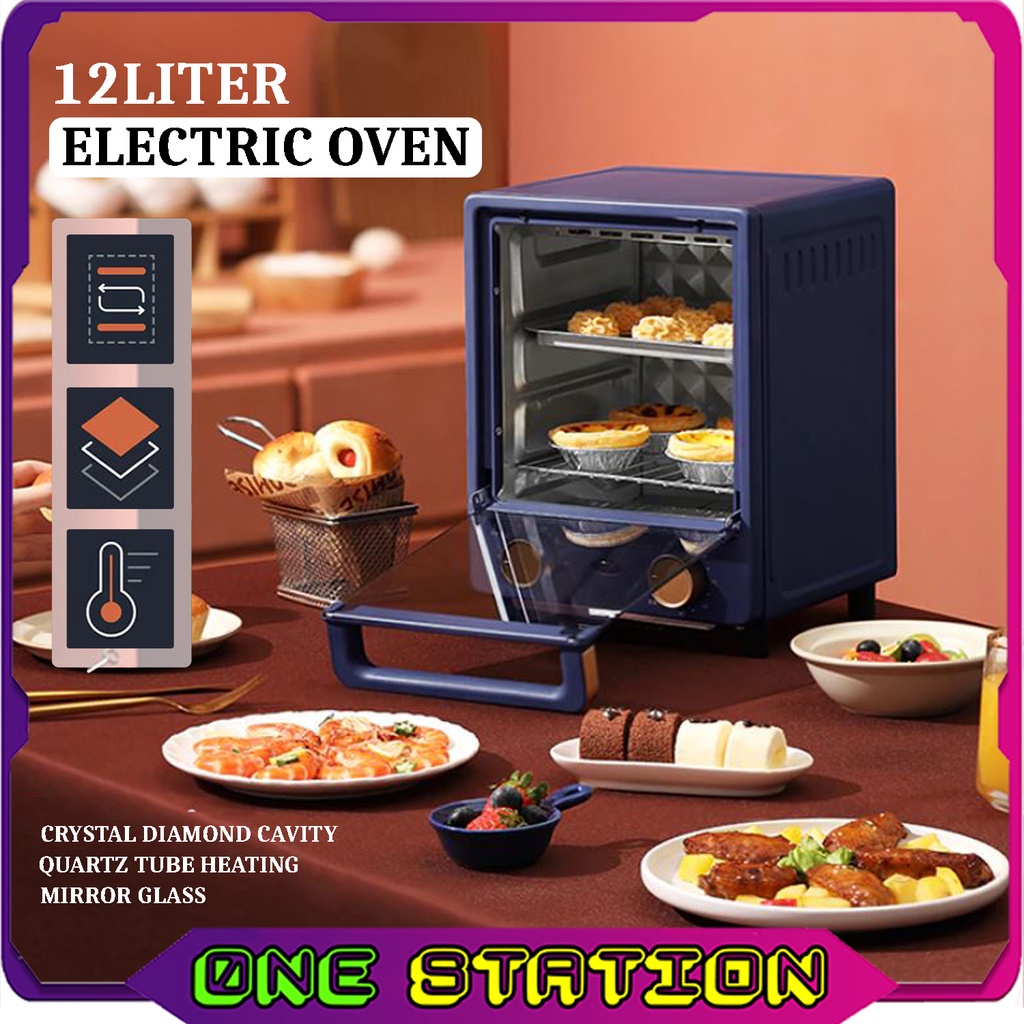 KONKA 12L ELECTRIC OVEN Vertical Multi Purpose Mini Electric Oven 3