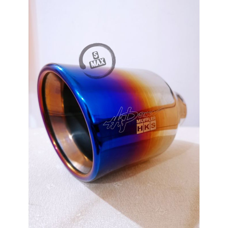 HKS Hi Power Exhaust Muffler Tip (Titanium) Shopee Malaysia