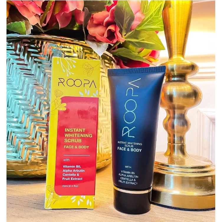ROOPA INSTANT WHITENING SCRUB FACE AND BODY | Shopee Malaysia