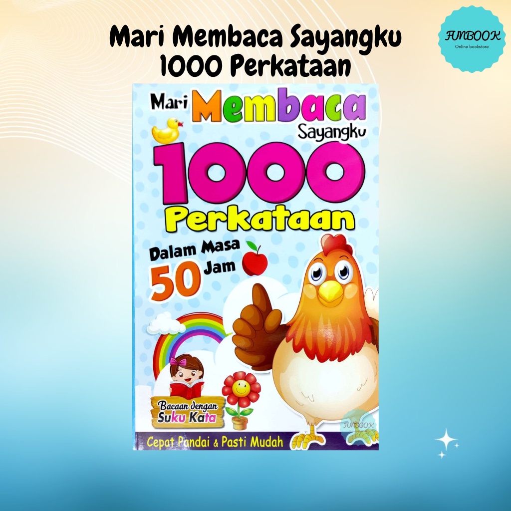 [FUNBOOK] Mari Membaca Sayangku 1000 Perkataan Dalam Masa 50 Jam Mind ...