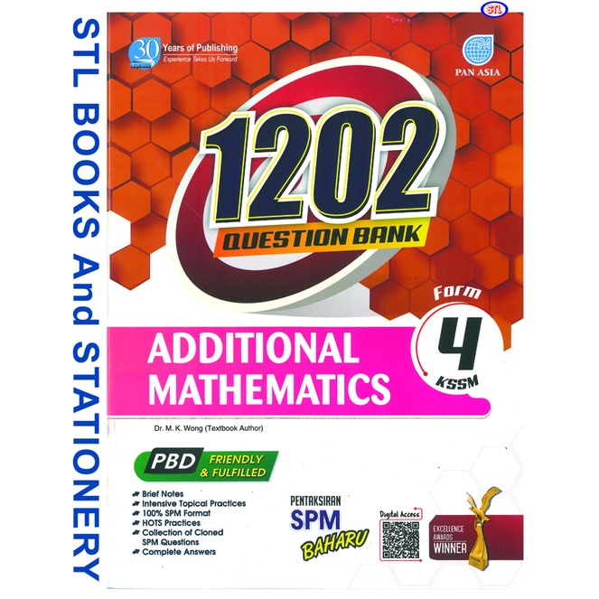 Form 4 Additional Mathematics 1202 Question Bank | Shopee Malaysia