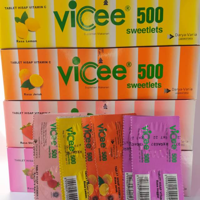 Vicee 500MG CONTENTS 50PCS/BOX (1STRIP 2 TAB) | Shopee Malaysia