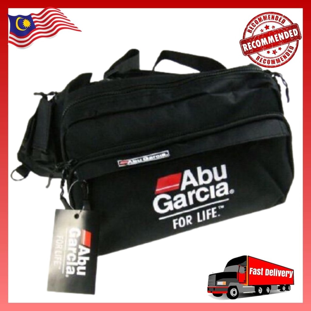 Fishing Bag Pancing Sling Bag Beg Pancing Fishing Beg Waist Bag Beg Sandang  Lelaki Outdoor Activities Abu Garcia Tackle | Shopee Malaysia