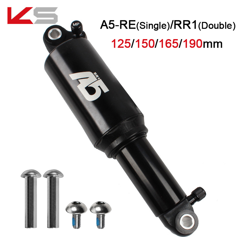 [Ready Stock] MTB Air Rear Shock KS A5 RE Bike Shock Damper Double Single Air Chamber Mountain
