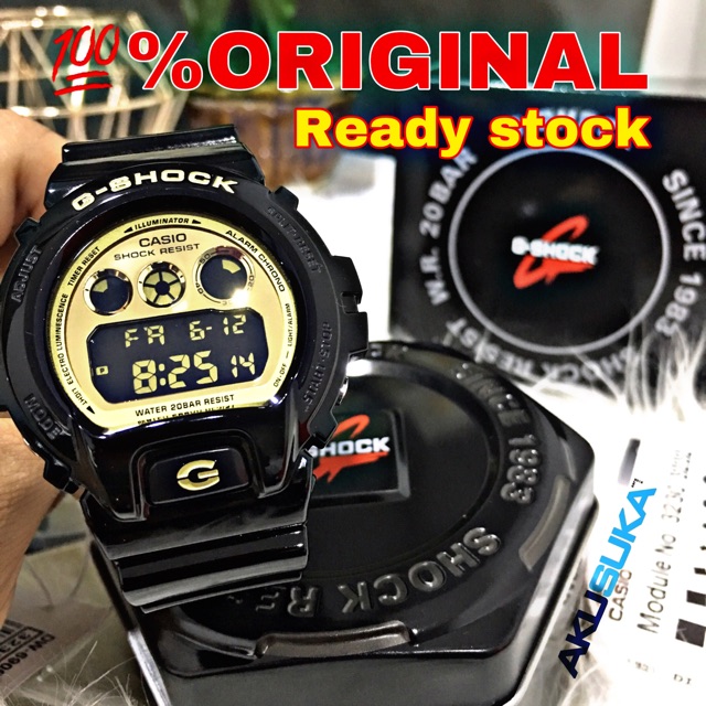 G SHOCK G Shock Original Murah Viral G Shock Black Gold DW6900CB 1