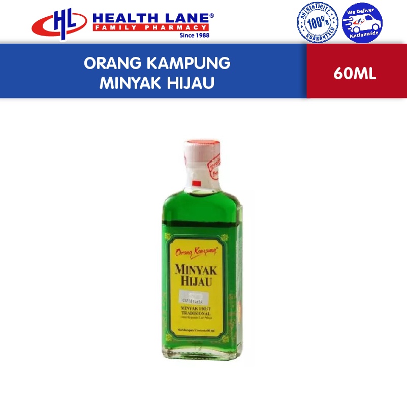 Orang Kampung Minyak Hijau 60ml Shopee Malaysia 9250