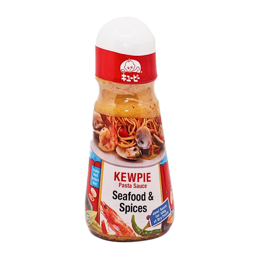 KEWPIE Pasta Sauce SEAFOOD & SPICES / SOY SAUCE & GARLIC BUTTER Taste sos makanan laut spaghetti