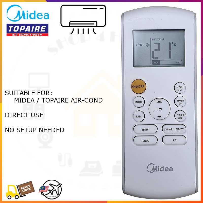 Midea / Topaire Replacement For Midea Topaire Air Cond Aircond Air ...