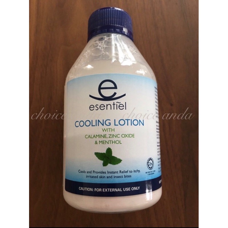 (( Expiry Date 03/24 )) Esentiel Cooling Lotion With Calamine, Zinc
