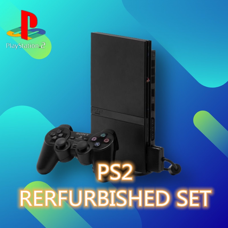 Buy Sony PS2 Game System Gaming Console with 2 WIRELESS CONTROLLERS  PLAYSTATION-2 Black (Renewed) Online at desertcartEcuador