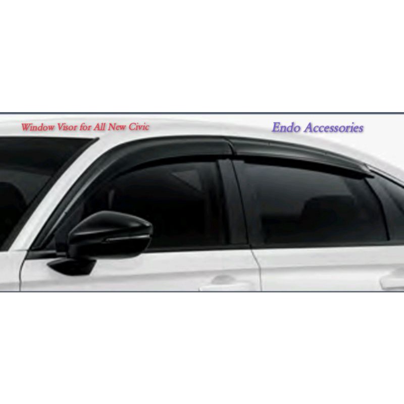 Honda Civic FE 2022 11th Gen Windows Visor Shopee Malaysia