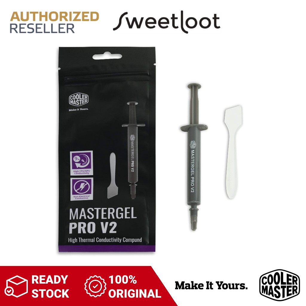 Cooler Master MasterGel Pro V2 High Thermal Conductivity Compound ...