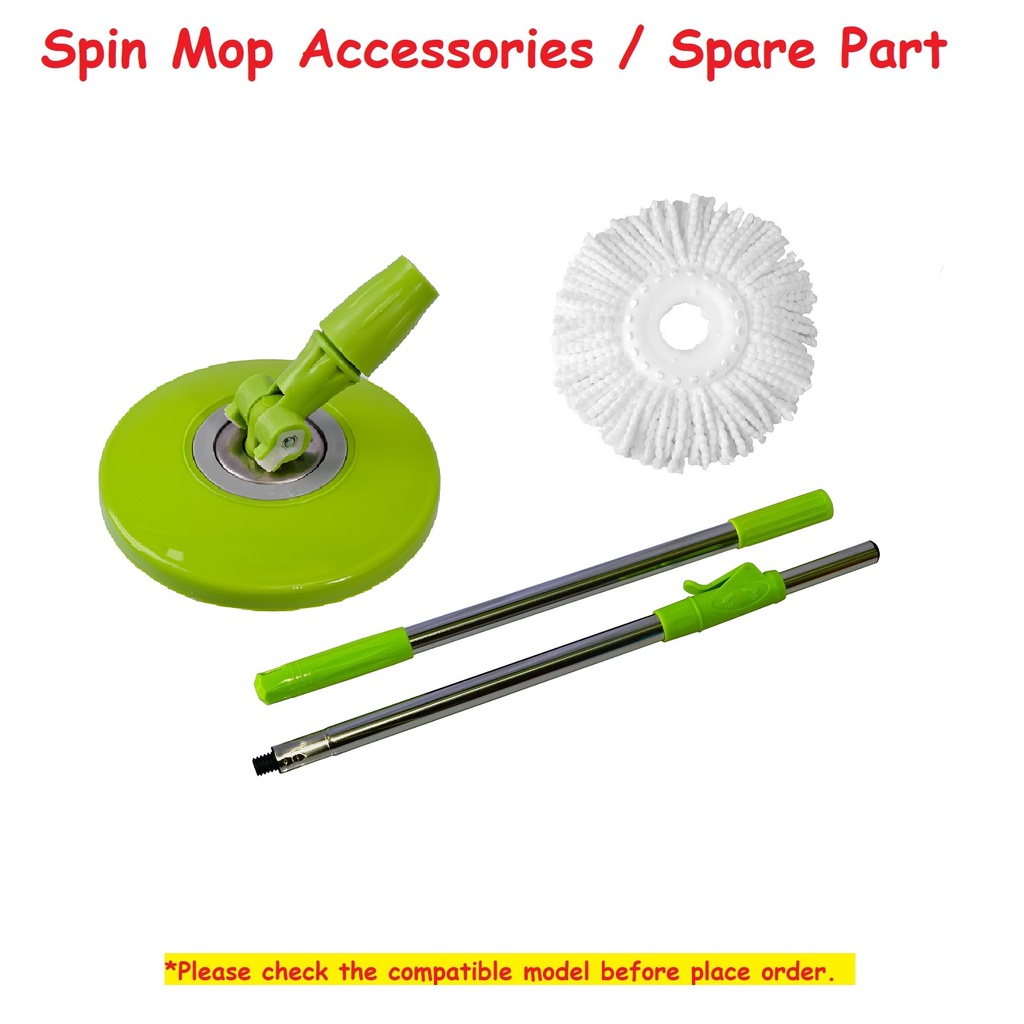*READY STOCK* Spin Mop Replacement Spare Parts & Accessories Mop Lantai