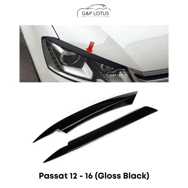 Fit 2011-2018 VW Jetta MK6 Black LED Bar Headlights Headlamps Left