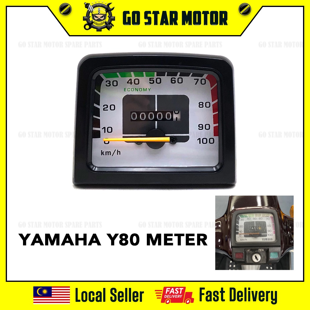 YAMAHA Y80 Y 80 Meter Assy Speedometer Speedo Meter Set | Shopee Malaysia