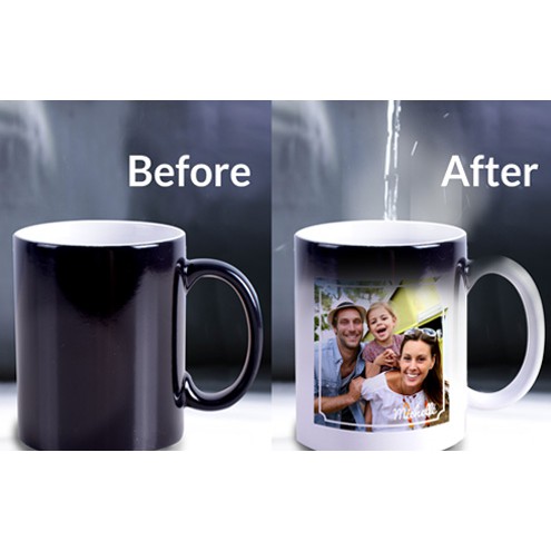 Magic Mug/Gift Mug/custom printed Mug/Birthday cup/color changing mug/black  mug/coffee mug/tea cup/mug printing