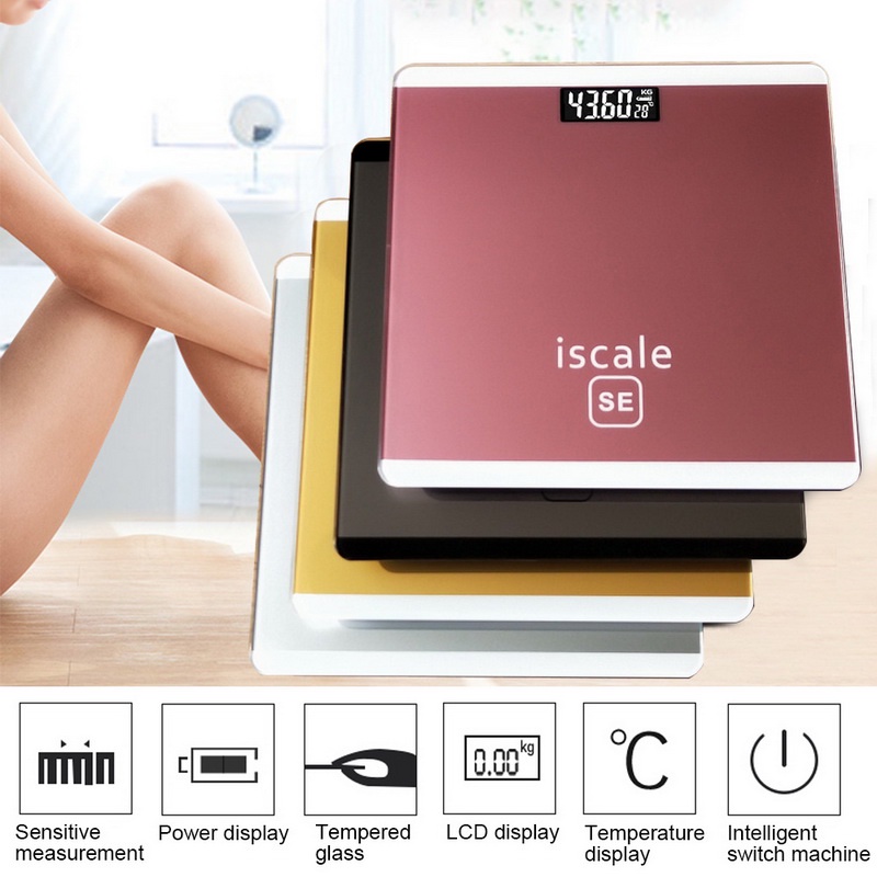 Iscale Se Digital Body Scale Cartoon High Accuracy Weight Scale Alat