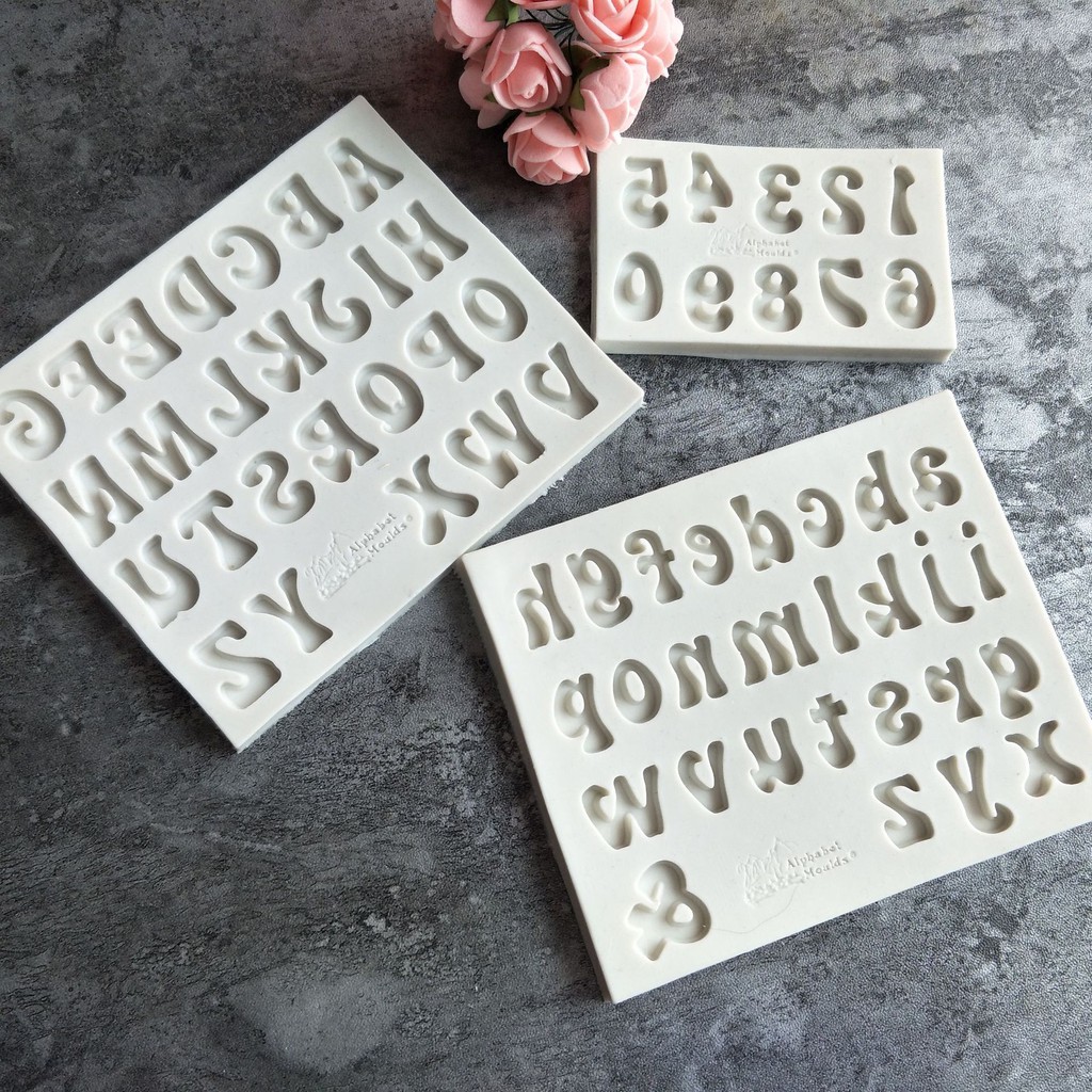 [READY STOCK] Alphabet Small 26 Letters Silicone Mold Capital Letter ...