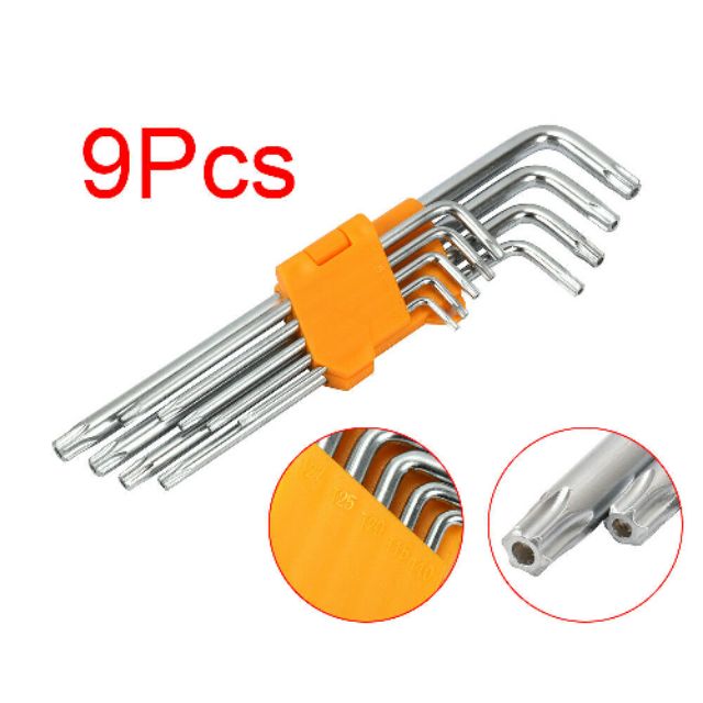 9pc torx star Allen key set/ star hex key set | Shopee Malaysia