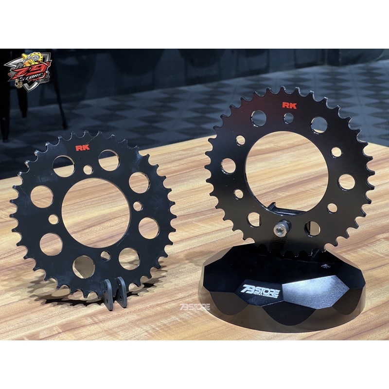 RK Premium Sprocket 415 All Black Tamashii Series 30T 47T for Y15ZR