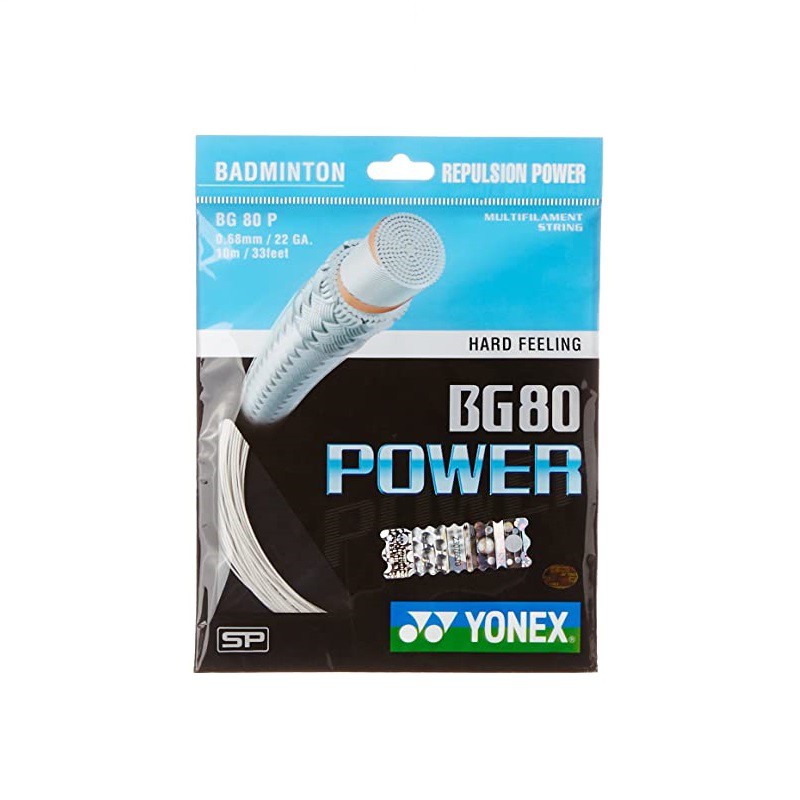Yonex BG80 Power Badminton String [100% Original from Sunrise] - Made ...