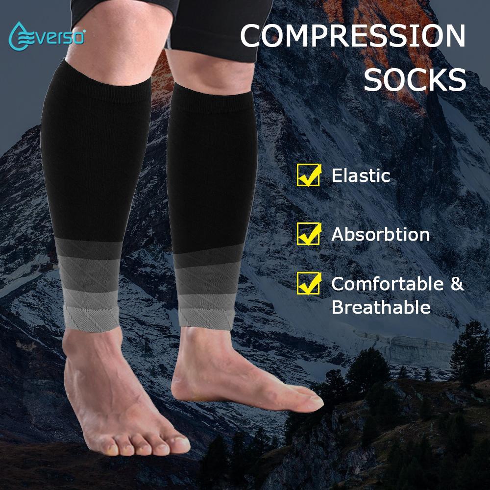 Compression Socks Mens Womens (S-XXL) Anti-Fatigue Compression Socks  Varicose Vein Knee Stockings Everso
