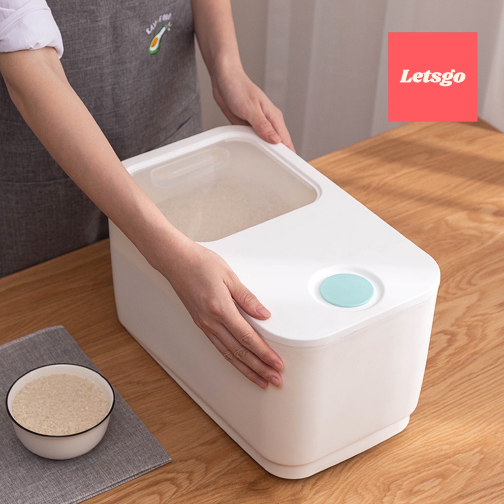 Rice Dispenser 10kg Japanese Style Hygienic [ Malaysia stock ] ( Letsgo ...