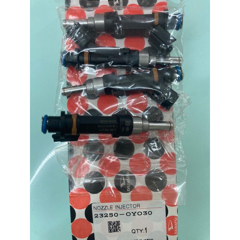 PERODUA BEZZA 1.0,1.3,16' FUEL INJECTOR (2PIN)(23250OY030)(4PCS/SET