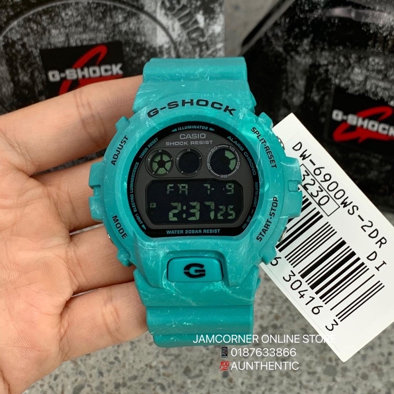 READY STOCK 100% ORIGINAL CASIO G-SHOCK DW-6900WS-2 MAN WATCH