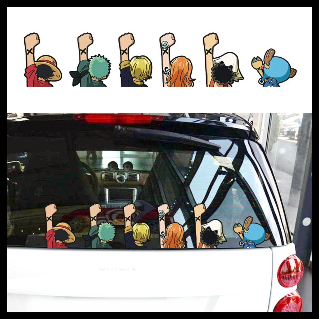 🔥One Piece!! ⚡ Reflective Waterproof Car Stickers Decals Luffy Chopper