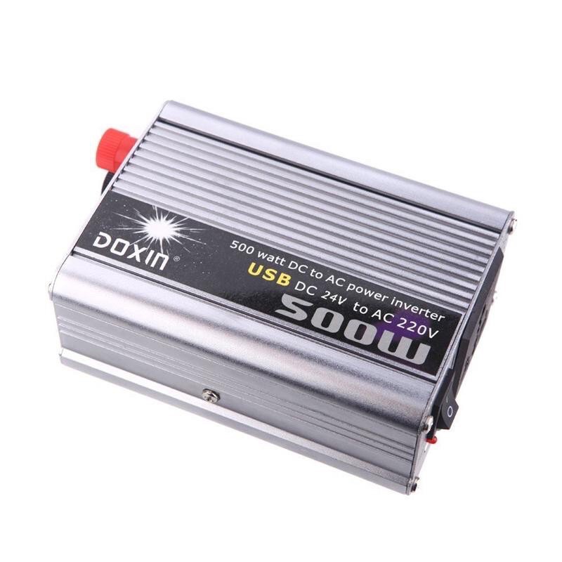 DOXIN 500W (With USB PORT) DC 12V To AC 220V Car Power Inverter ...