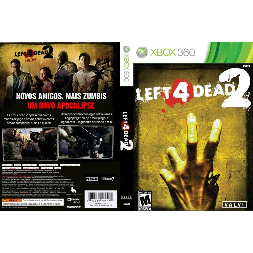 Left 4 Dead 2 XBOX360 GAMES (FOR MOD CONSOLE) | Shopee Malaysia