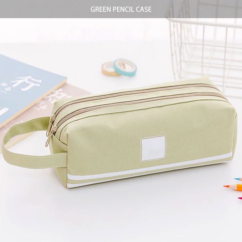 𝗪𝗔𝗧𝗘𝗥 𝗥𝗘𝗦𝗜𝗦𝗧𝗔𝗡𝗖𝗘 》Large Capacity Double Layer Canvas Pencil Case ...