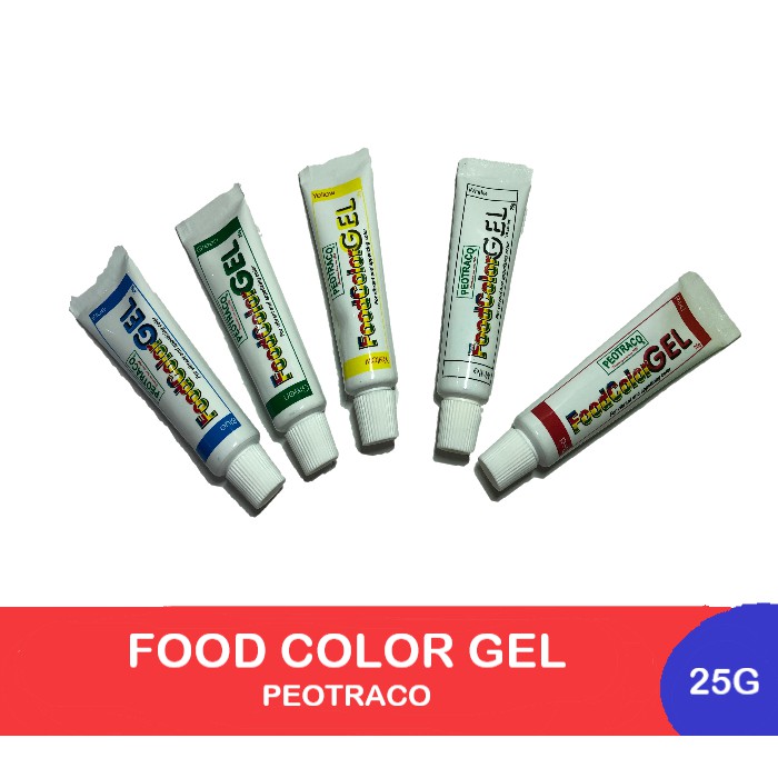 Food Color Gel Peotraco 25ml Shopee Malaysia