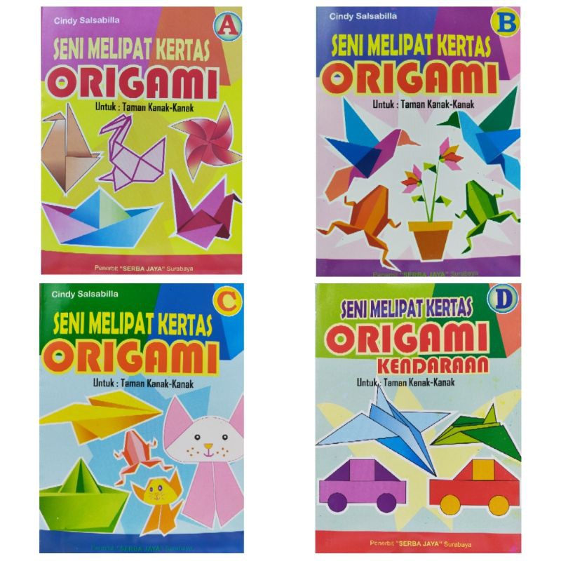 Origami Paper Folding Art Book SERBA JAYA Shopee Malaysia