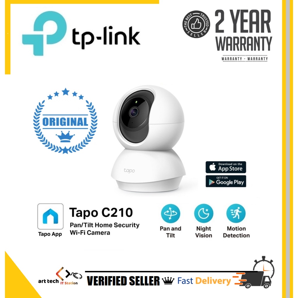TP-Link Tapo C210 - Pan/Tilt Home Security Wi-Fi Camera | Shopee Malaysia