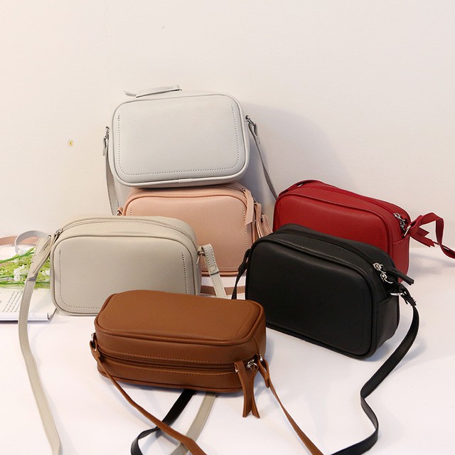 Women Simple Plain Korean Style Women s Sling Bag Shoulder Bag Small Sling Bag Shopee Malaysia